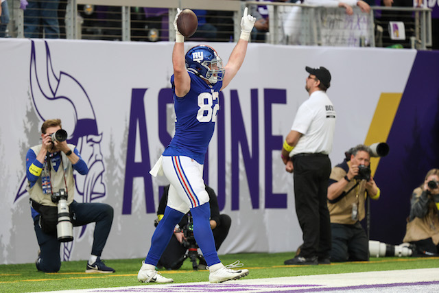 Daniel Bellinger, New York Giants (December 24, 2022)