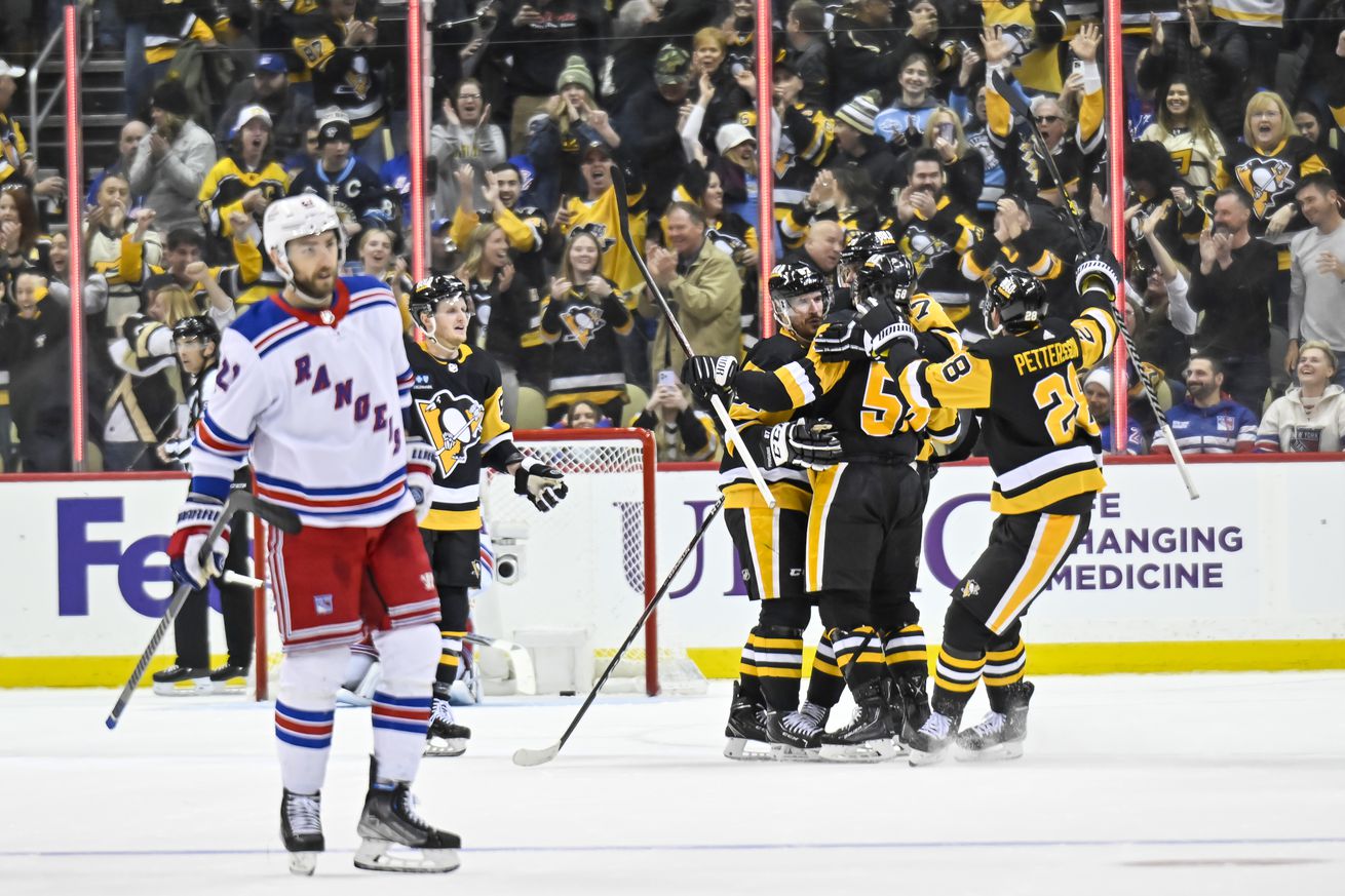 NHL: MAR 12 Rangers at Penguins