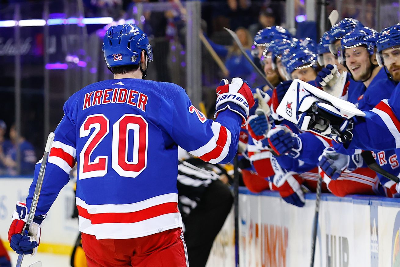 Pittsburgh Penguins v New York Rangers