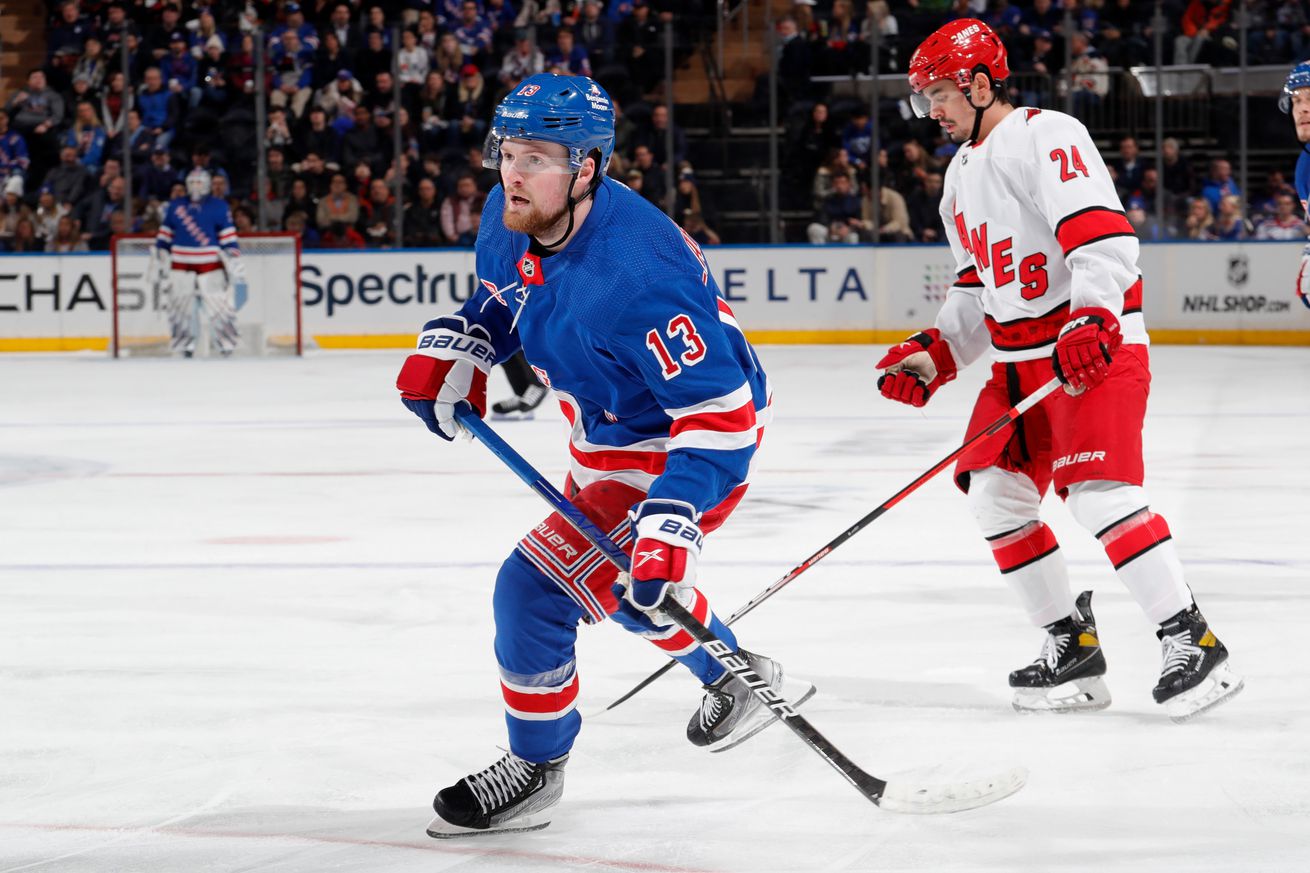 Carolina Hurricanes v New York Rangers