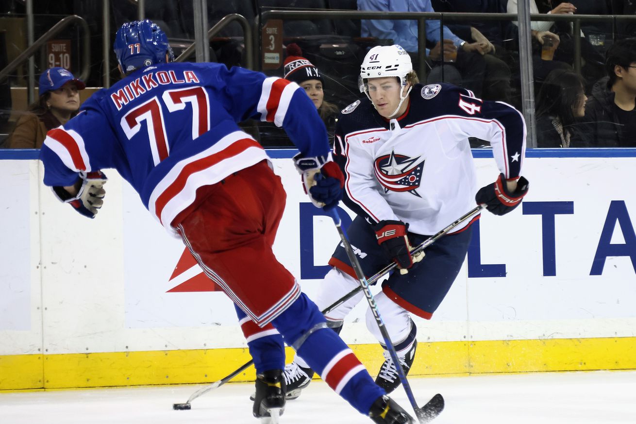 Columbus Blue Jackets v New York Rangers