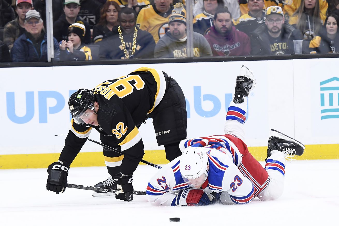 NHL: New York Rangers at Boston Bruins