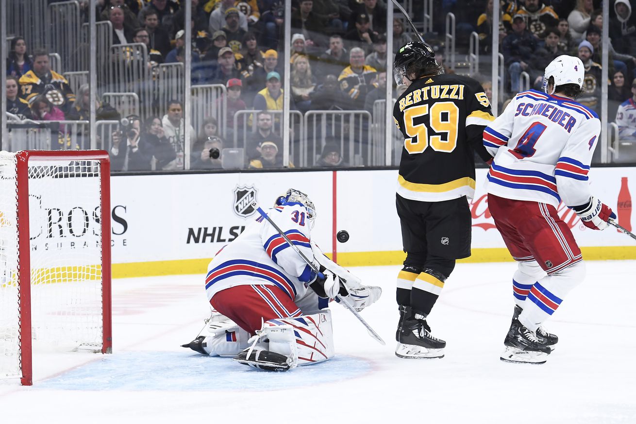 NHL: New York Rangers at Boston Bruins