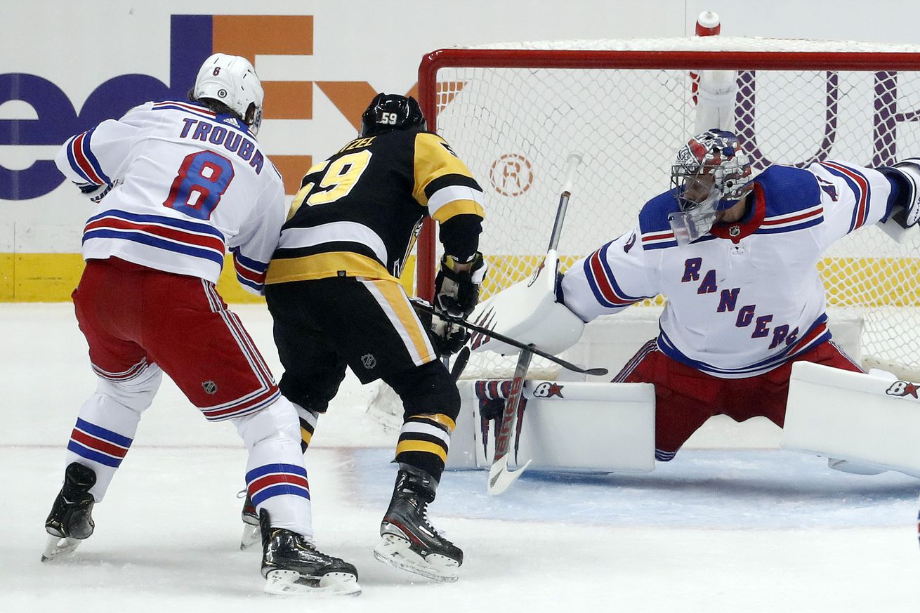 NHL: New York Rangers at Pittsburgh Penguins