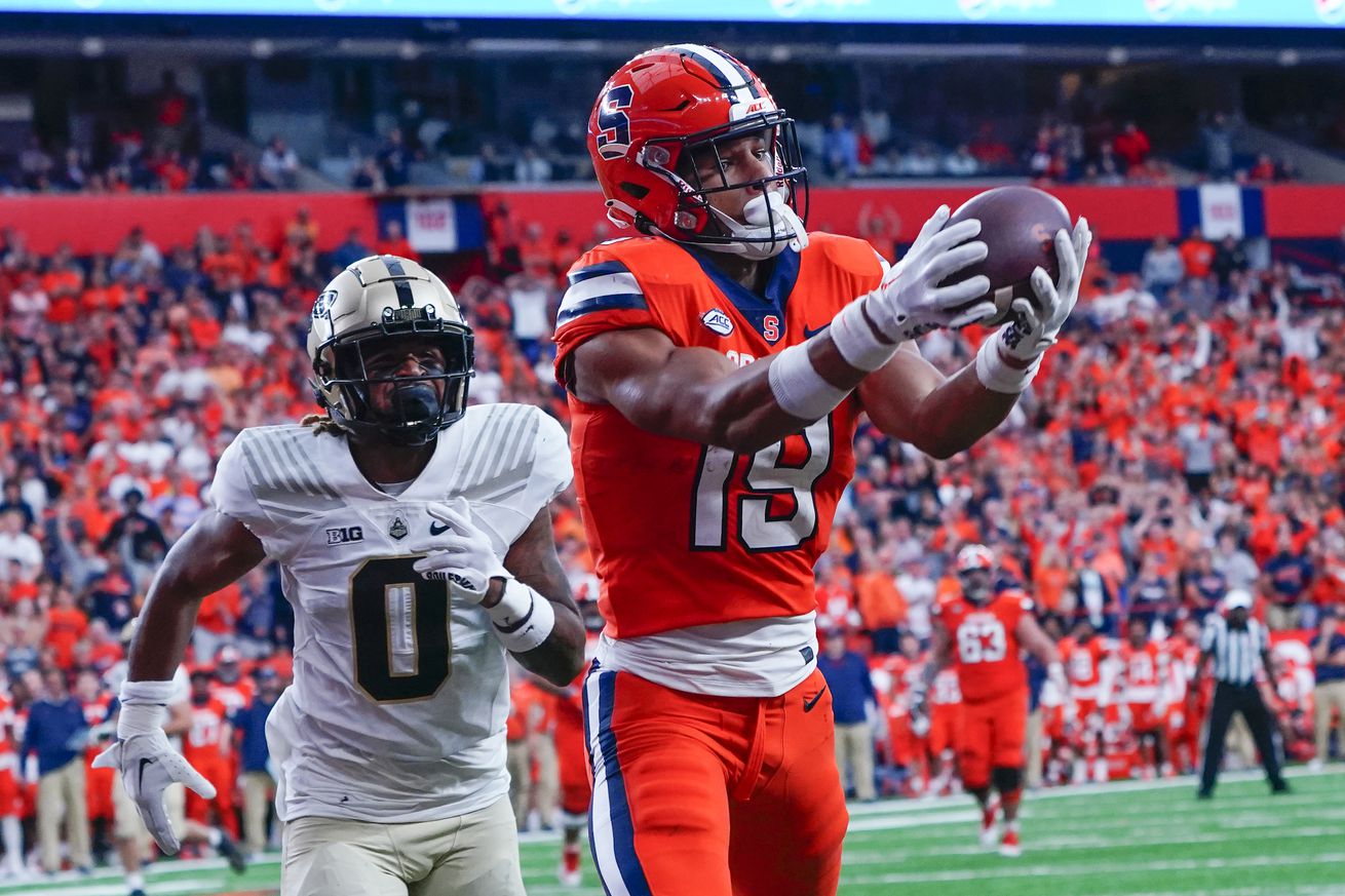 COLLEGE FOOTBALL: SEP 17 Purdue at Syracuse