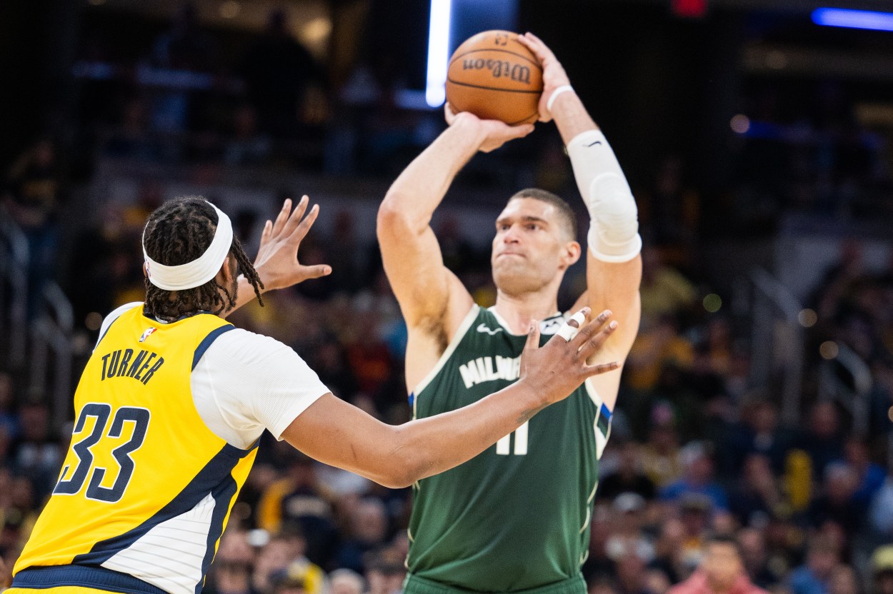 NBA: Playoffs-Milwaukee Bucks at Indiana Pacers Brook Lopez, Knicks