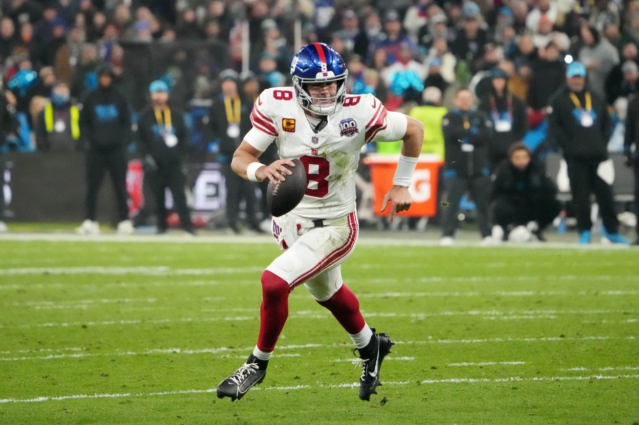 NFL: Munich Game-New York Giants at Carolina Panthers, daniel jones NFL: Munich Game-New York Giants at Carolina Panthers, daniel jones