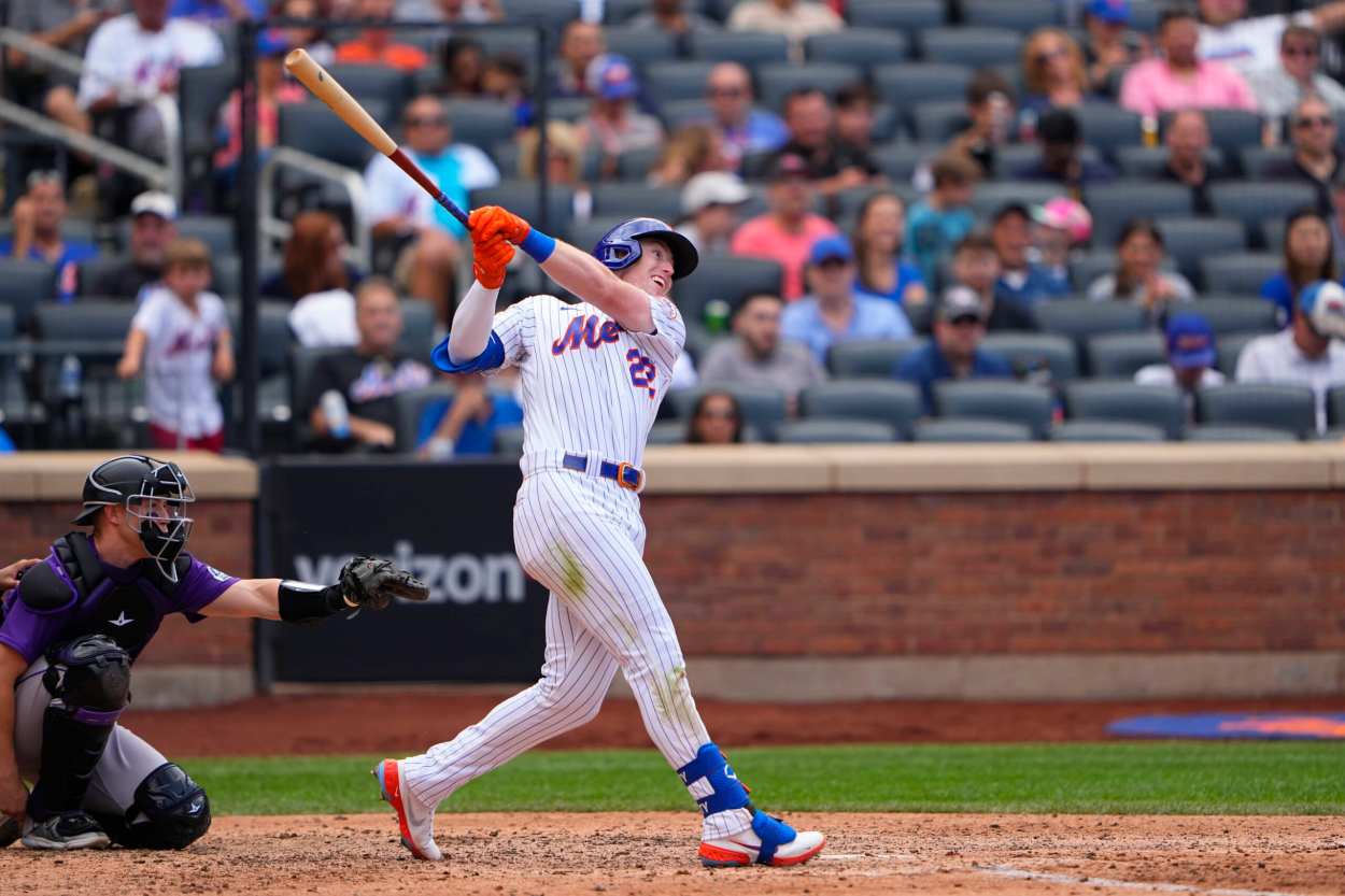 MLB: Colorado Rockies at New York Mets brett baty, mets