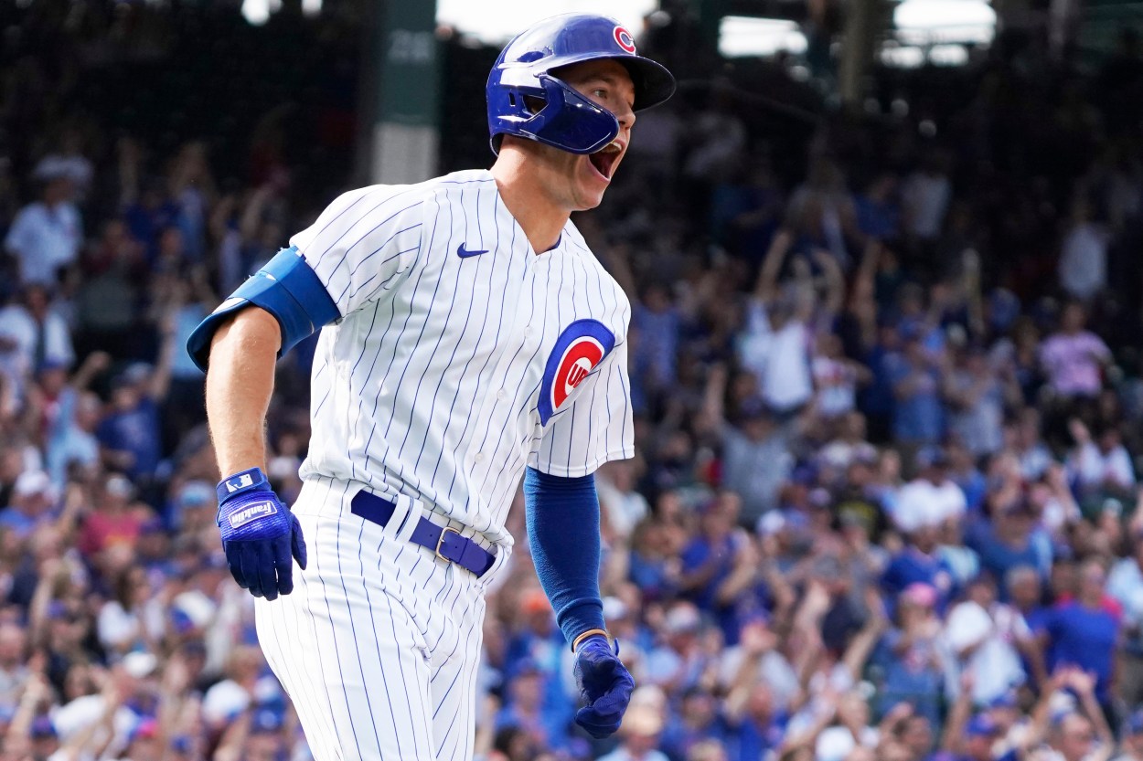 MLB: Colorado Rockies at Chicago Cubs Jared Young, Mets
