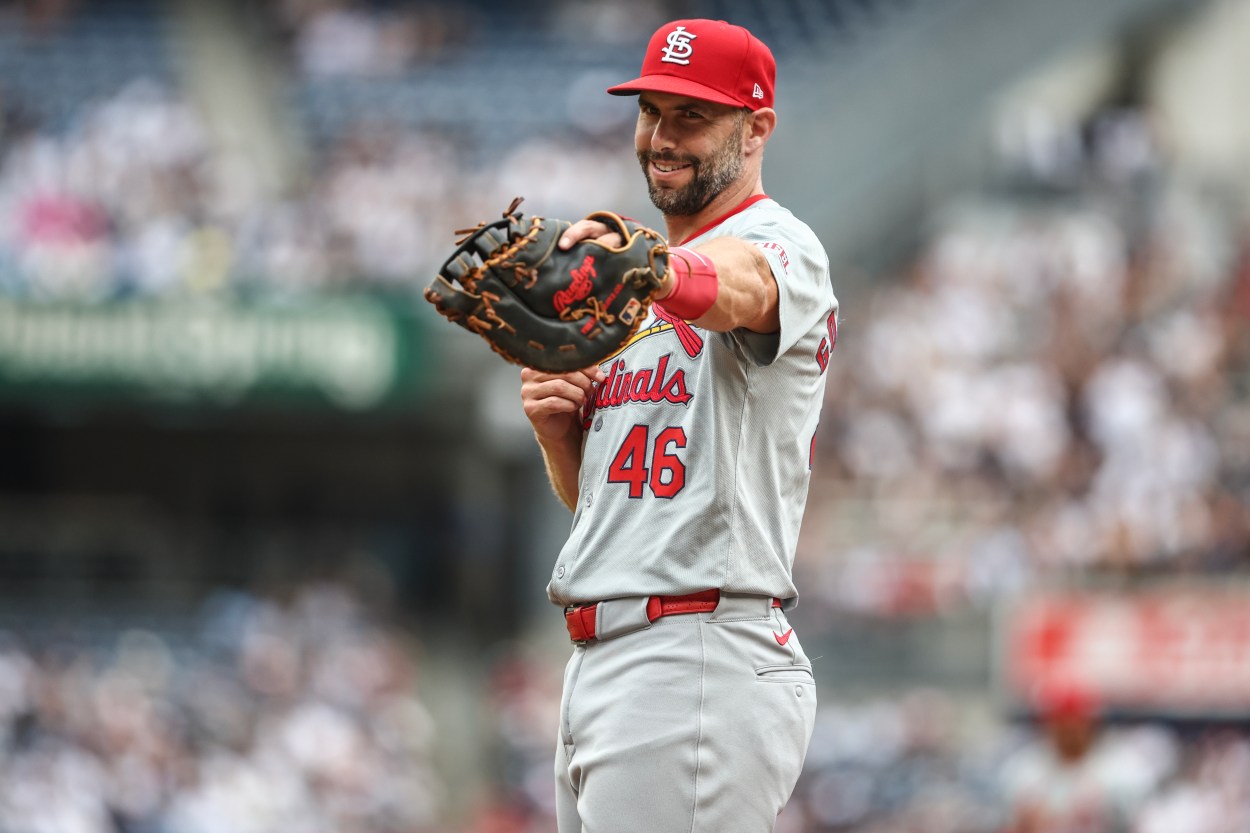 MLB: St. Louis Cardinals at New York Yankees Sep 1, 2024; Bronx, New York, USA; St. Louis Cardinals first baseman Paul Goldschmidt (46) at Yankee Stadium. Mandatory Credit: Wendell Cruz-Imagn Images