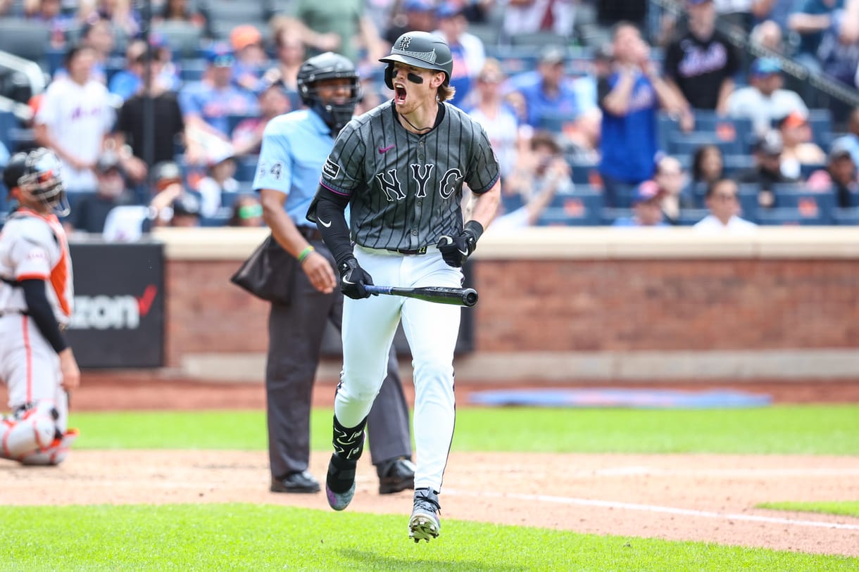 MLB: San Francisco Giants at New York Mets, brett baty MLB: San Francisco Giants at New York Mets, brett baty