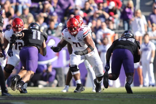 NCAA Football: Arizona at Texas Christian, Jonah Savaiinaea, new york giants