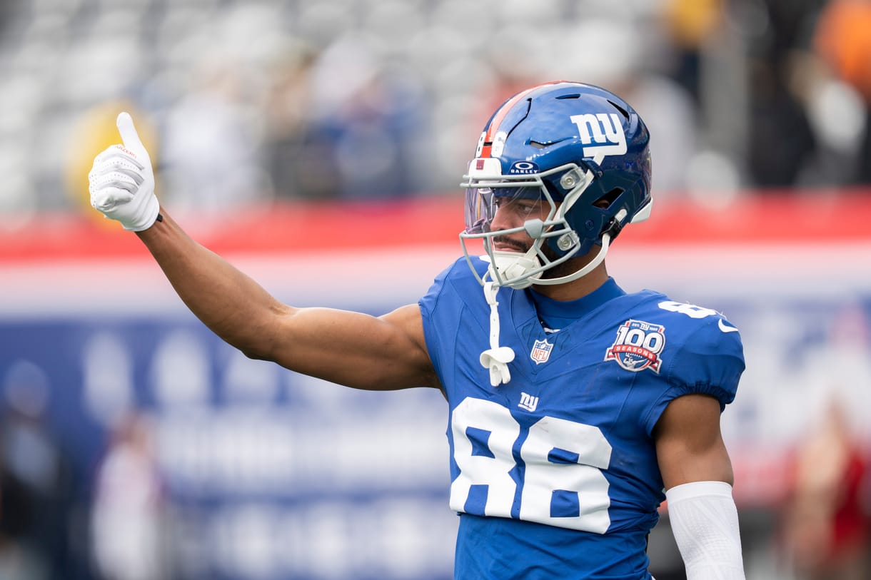 Syndication: The Record Darius Slayton, Giants, Chargers