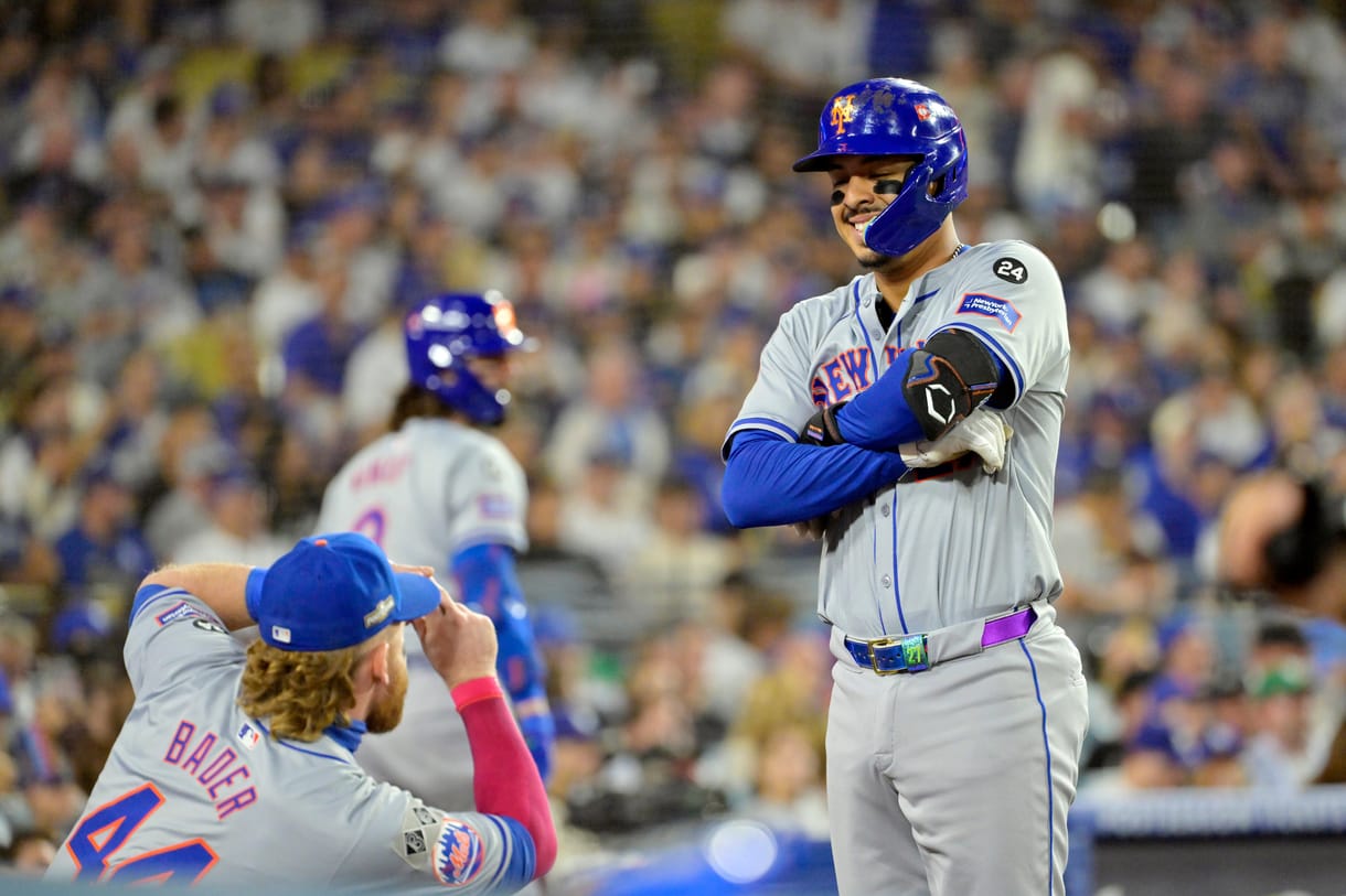 MLB: NLCS-New York Mets at Los Angeles Dodgers, mark vientos MLB: NLCS-New York Mets at Los Angeles Dodgers, mark vientos