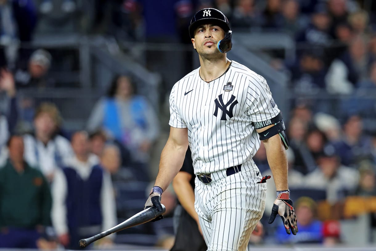 MLB: World Series-Los Angeles Dodgers at New York Yankees, giancarlo stanton