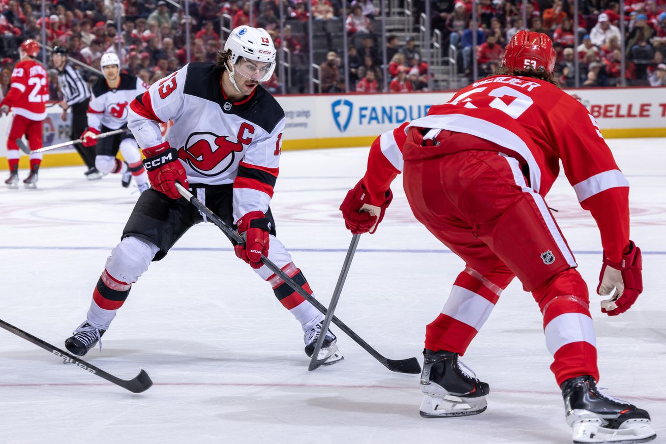 New Jersey Devils v Detroit Red Wings