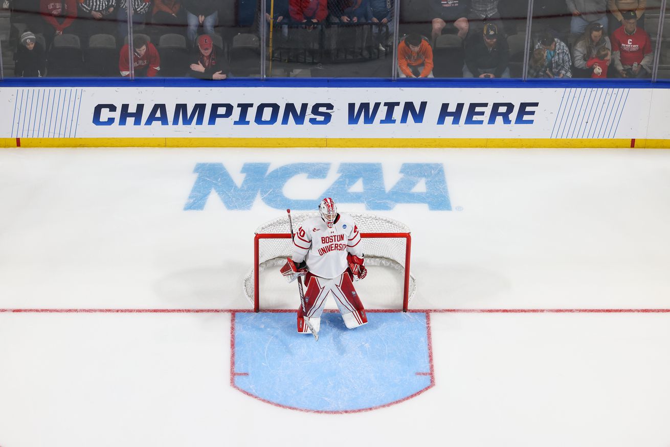 NCAA HOCKEY: MAR 29 DI Men’s Ice Hockey Championship Toledo Regional - Cornell vs. Boston University