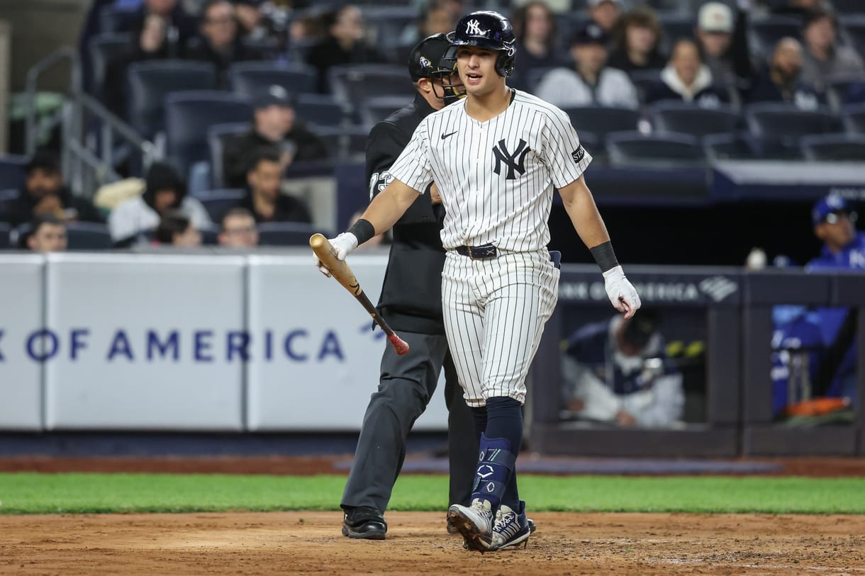 MLB: Kansas City Royals at New York Yankees, anthony volpe