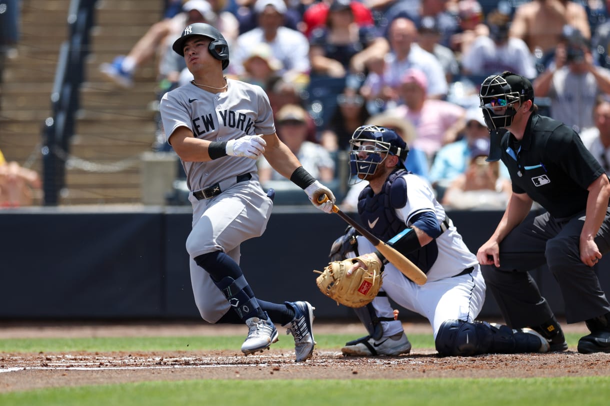 MLB: New York Yankees at Tampa Bay Rays, anthony volpe MLB: New York Yankees at Tampa Bay Rays, anthony volpe