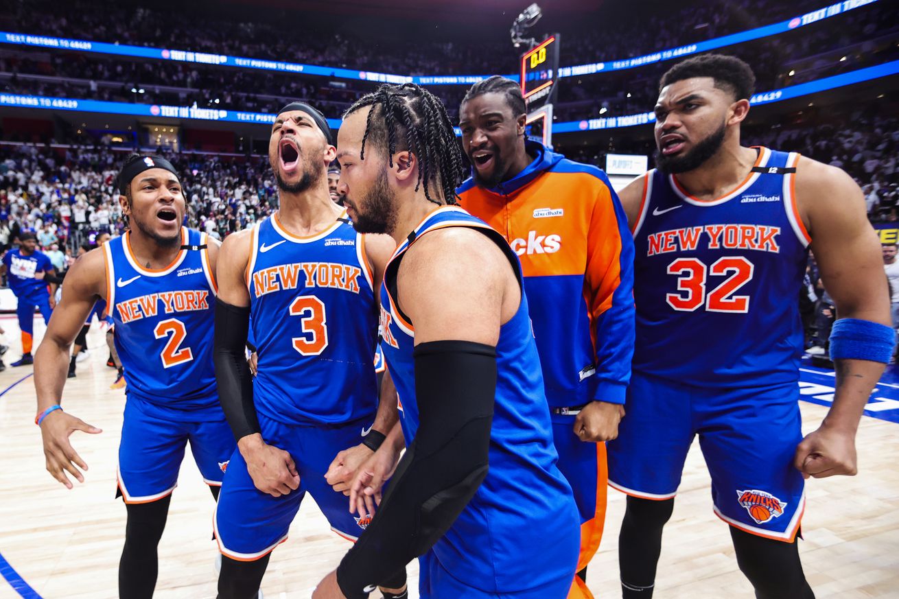 2025 NBA Playoffs - New York Knicks v Detroit Pistons - Game Six