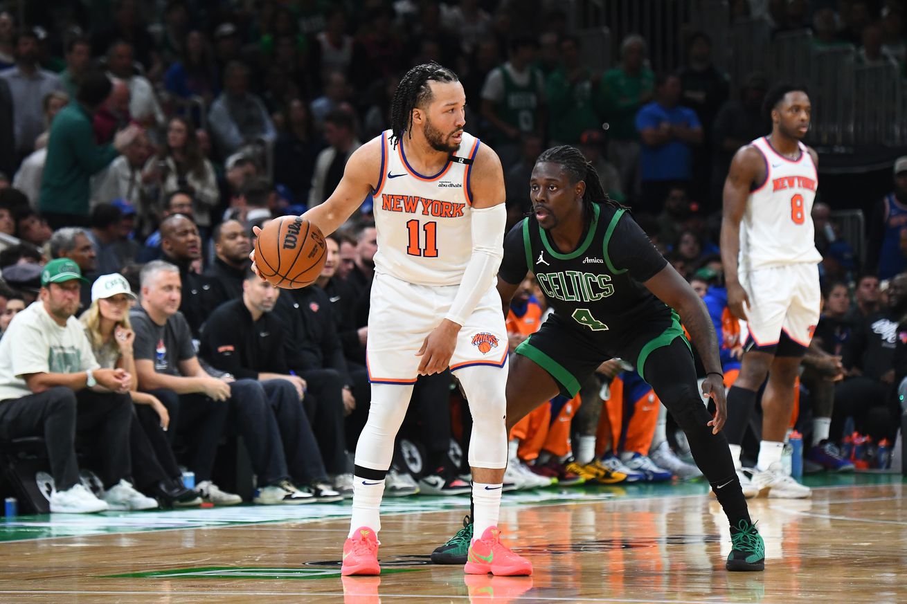 2025 NBA Playoffs - New York Knicks v Boston Celtics - Game Five