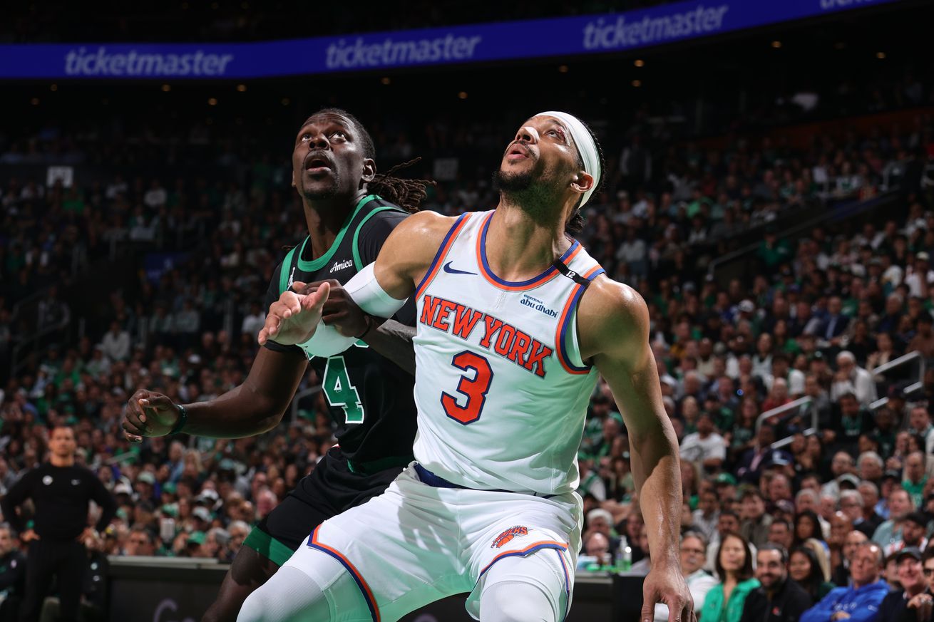 2025 NBA Playoffs - New York Knicks v Boston Celtics - Game Five