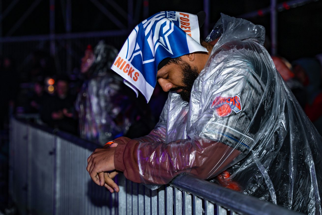 New York Knicks Host Watch Party In Central Park For NBA Eastern Conference Finals