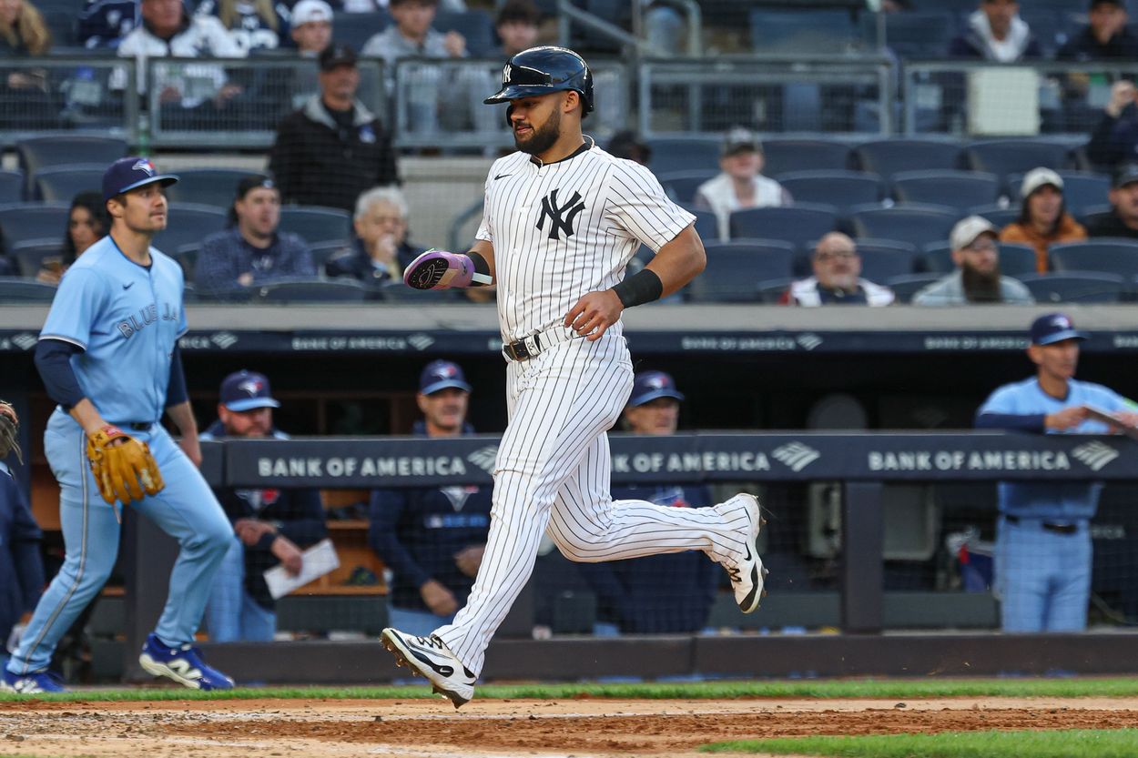 MLB: Game Two-Toronto Blue Jays at New York Yankees, jasson dominguez MLB: Game Two-Toronto Blue Jays at New York Yankees, jasson dominguez