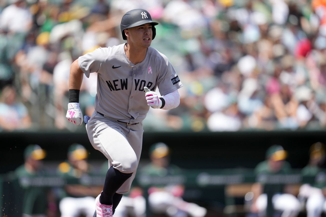 MLB: New York Yankees at Athletics, anthony volpe