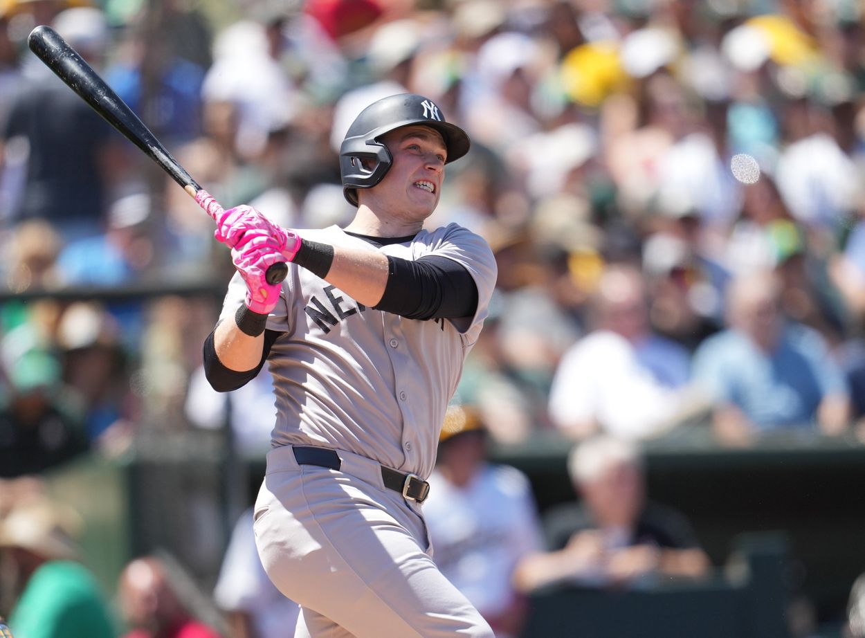 MLB: New York Yankees at Athletics, ben rice MLB: New York Yankees at Athletics, ben rice