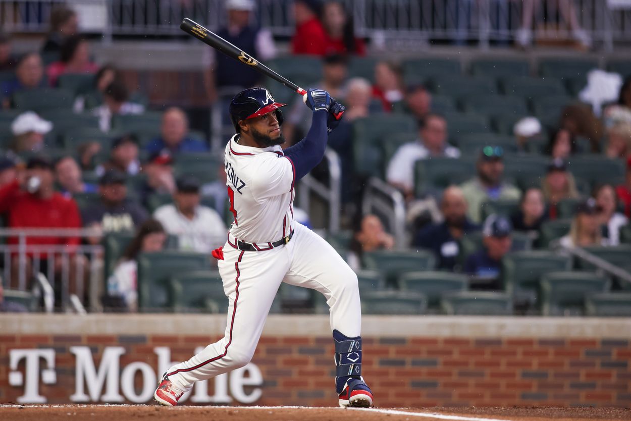 MLB: Philadelphia Phillies at Atlanta Braves, Bryan De La Cruz, yankees MLB: Philadelphia Phillies at Atlanta Braves, Bryan De La Cruz, yankees