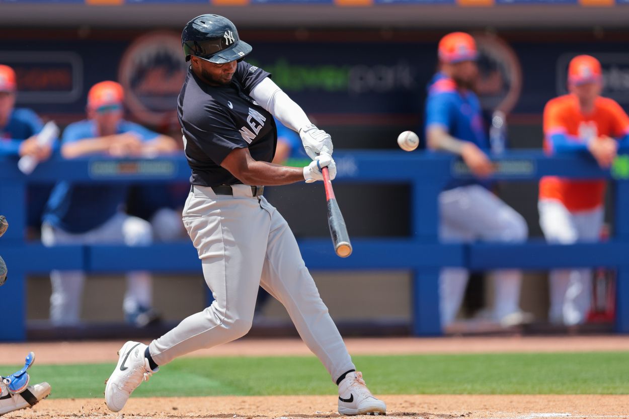 MLB: Spring Training-New York Yankees at New York Mets, pablo reyes MLB: Spring Training-New York Yankees at New York Mets, pablo reyes
