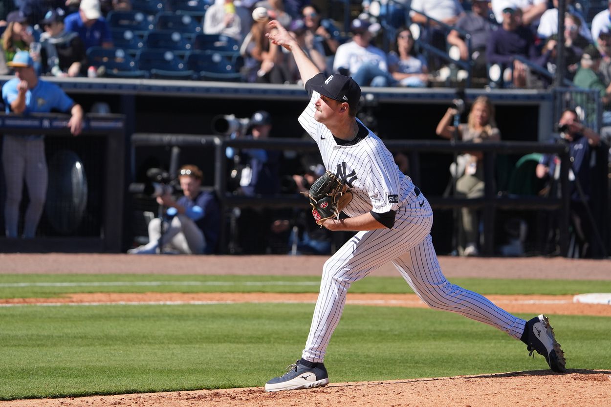 MLB: Spring Training-Tampa Bay Rays at New York Yankees MLB: Spring Training-Tampa Bay Rays at New York Yankees