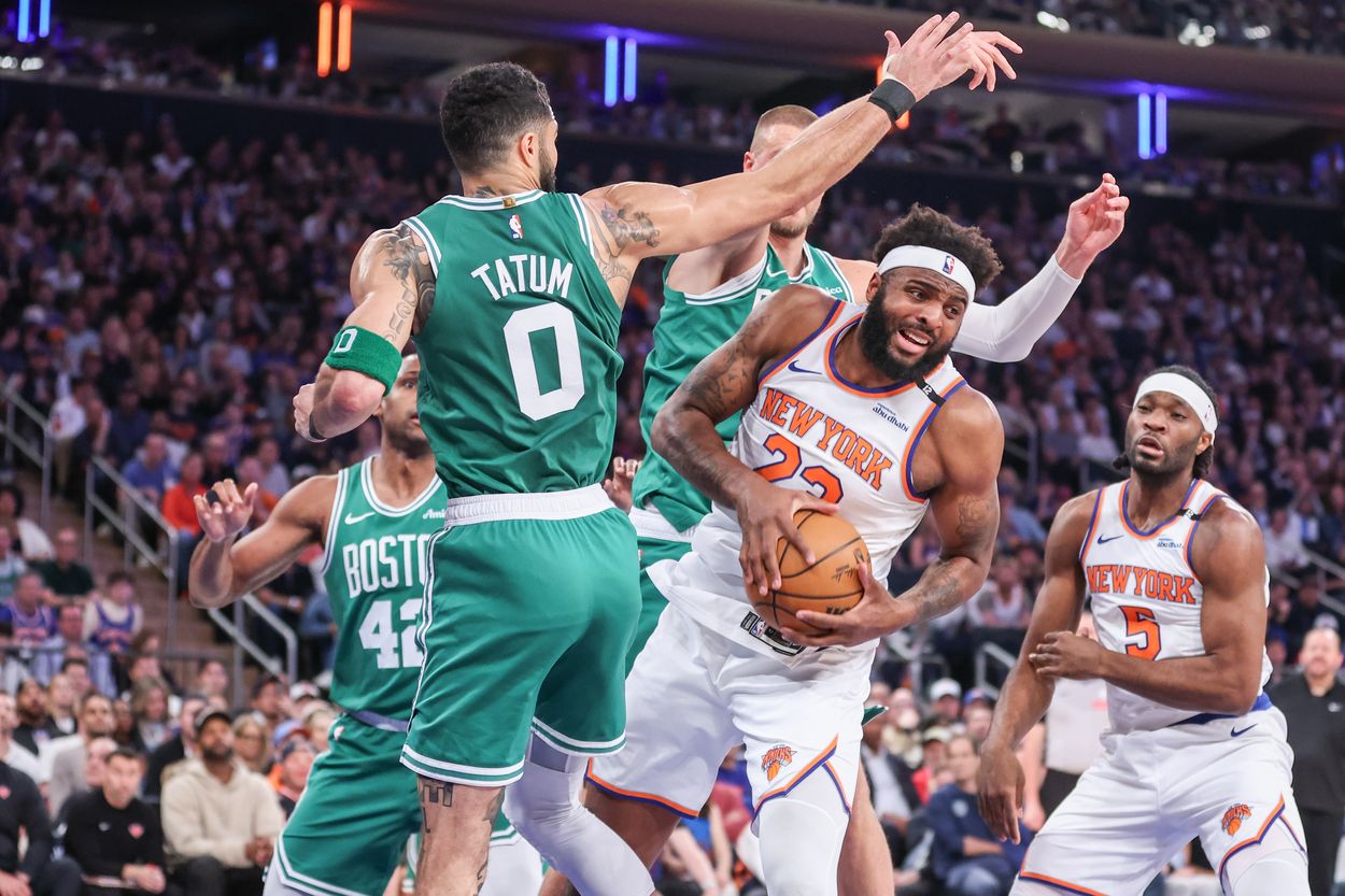 NBA: Playoffs-Boston Celtics at New York Knicks