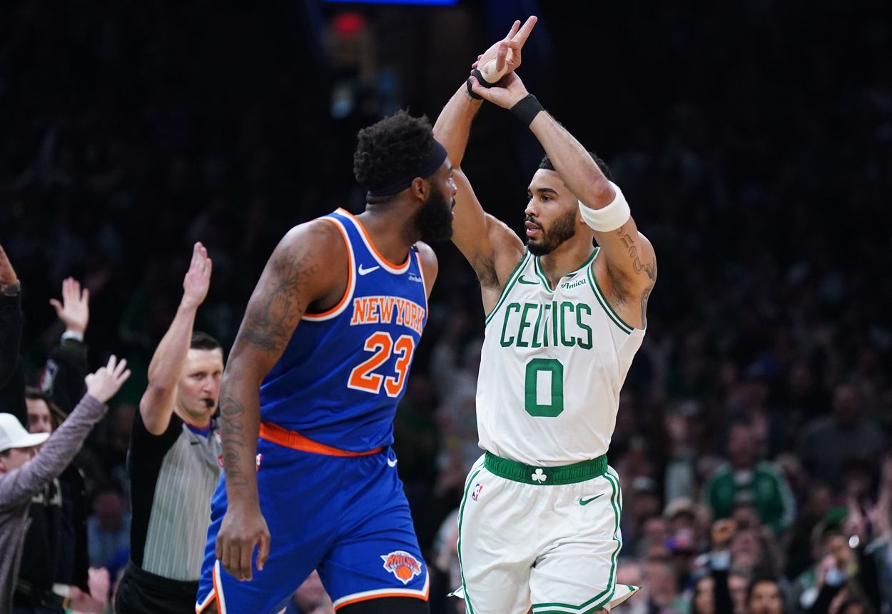 NBA: Playoffs-New York Knicks at Boston Celtics