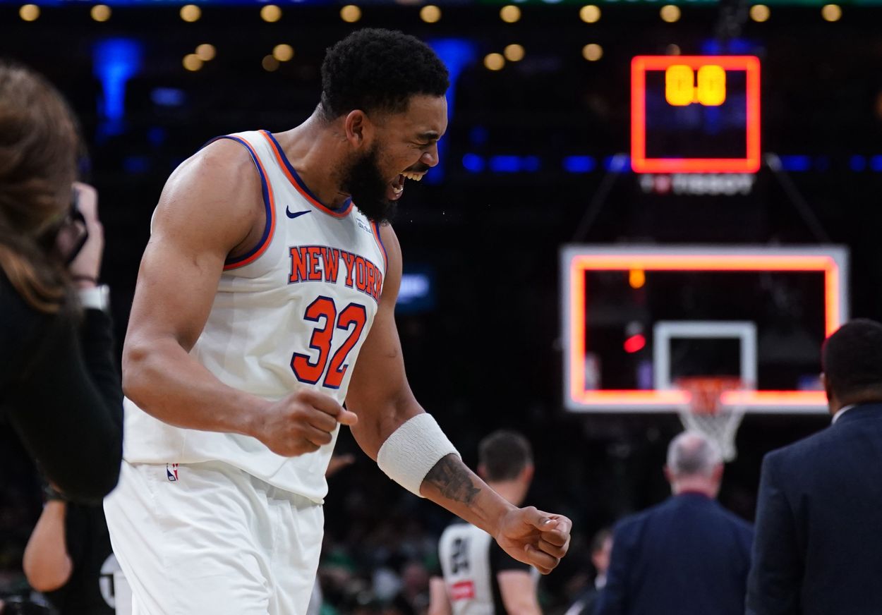 NBA: Playoffs-New York Knicks at Boston Celtics