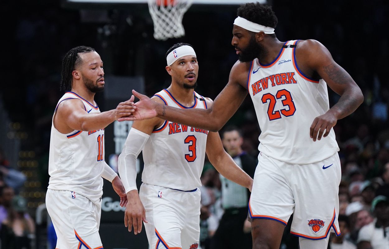 NBA: Playoffs-New York Knicks at Boston Celtics