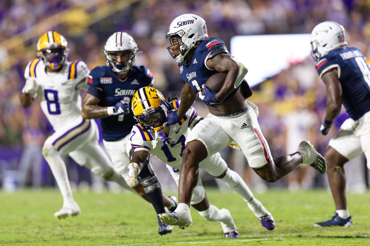 NCAA Football: South Alabama at Louisiana State, new york jets NCAA Football: South Alabama at Louisiana State, new york jets