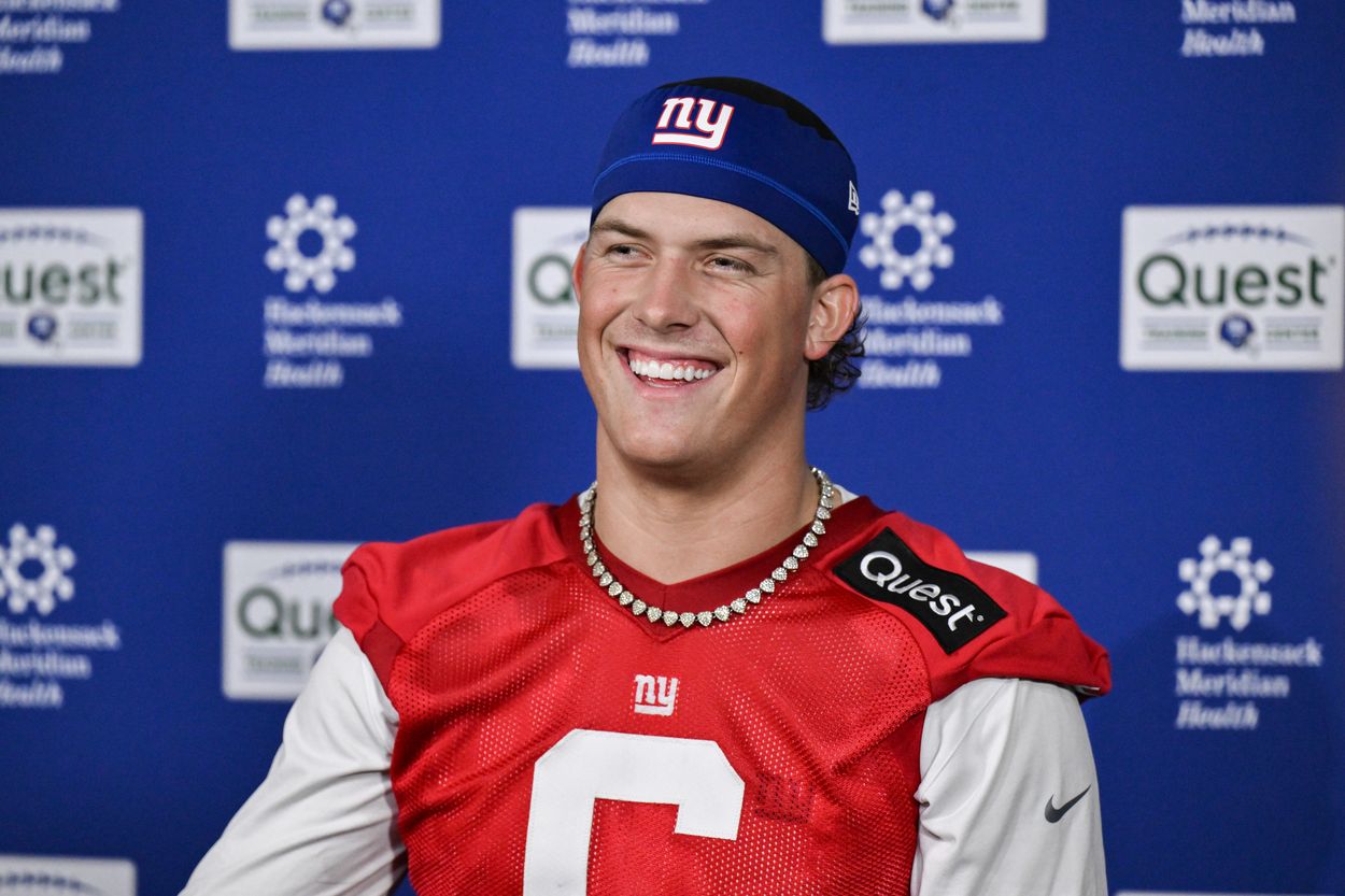 NFL: New York Giants Rookie Minicamp Jaxson Dart, Giants