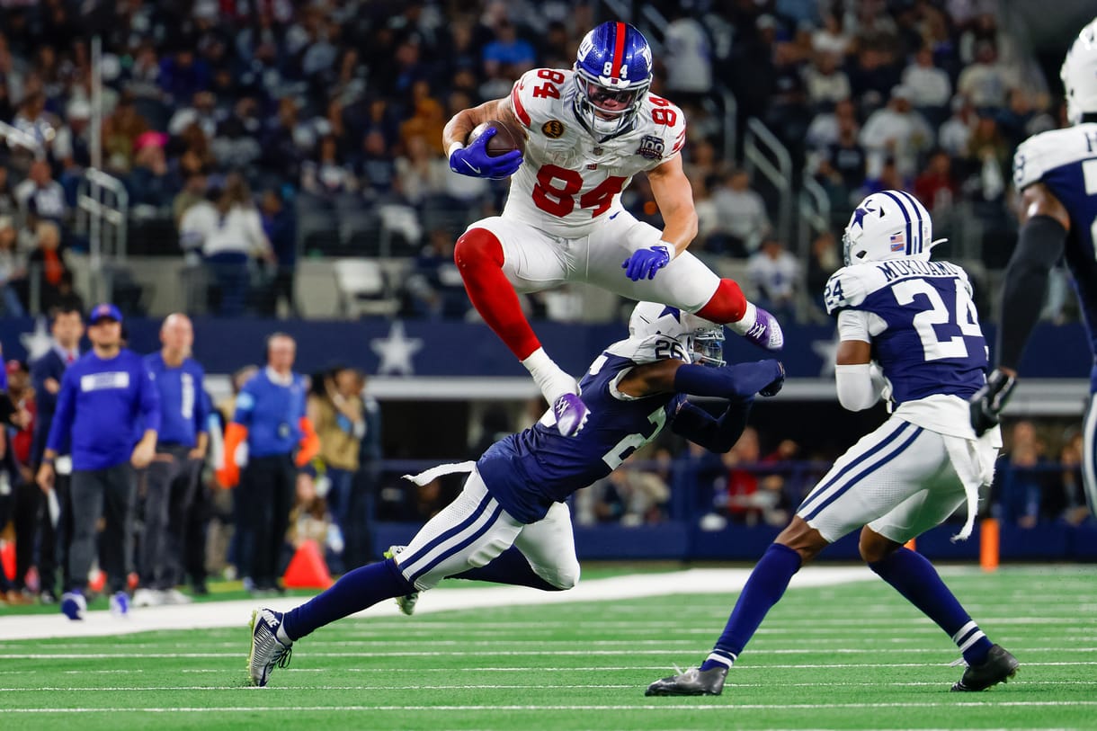 NFL: New York Giants at Dallas Cowboys, theo johnson NFL: New York Giants at Dallas Cowboys, theo johnson