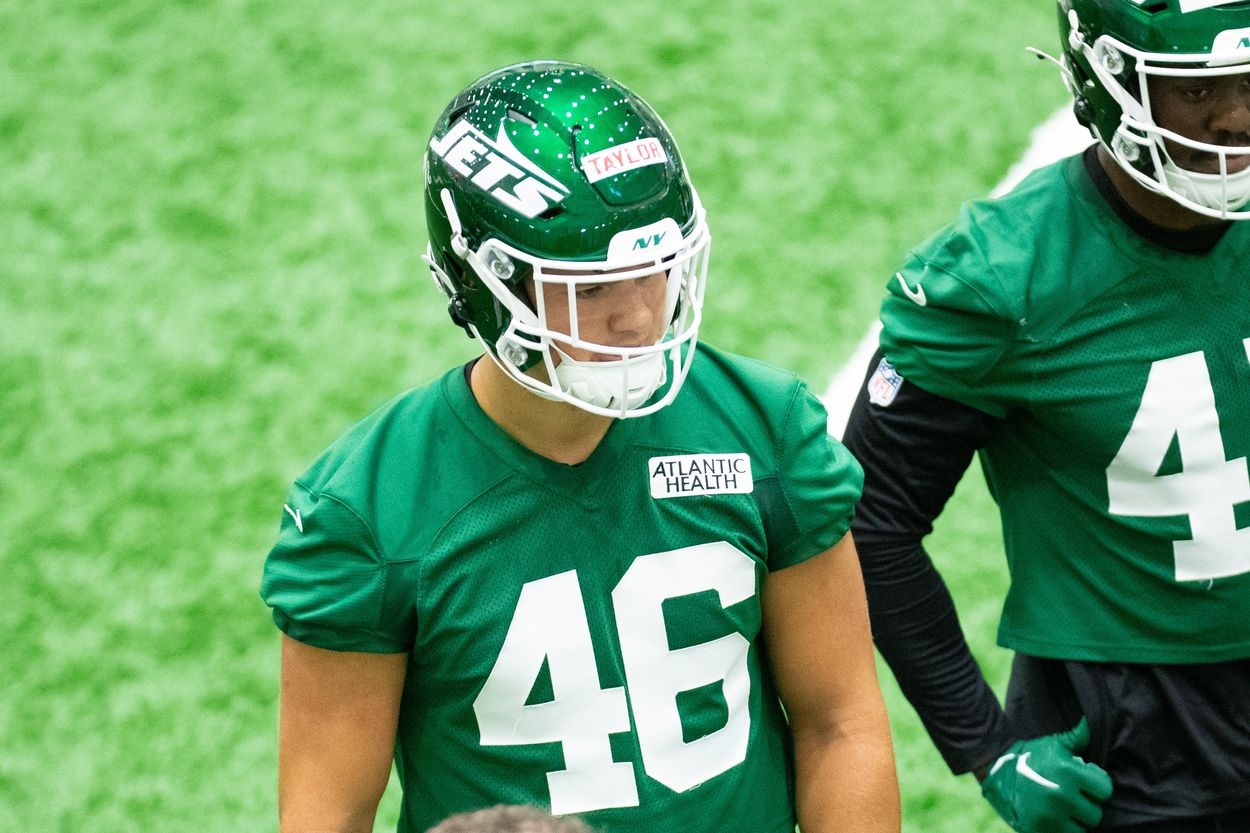 NFL: New York Jets Rookie Minicamp Mason Taylor, Jets