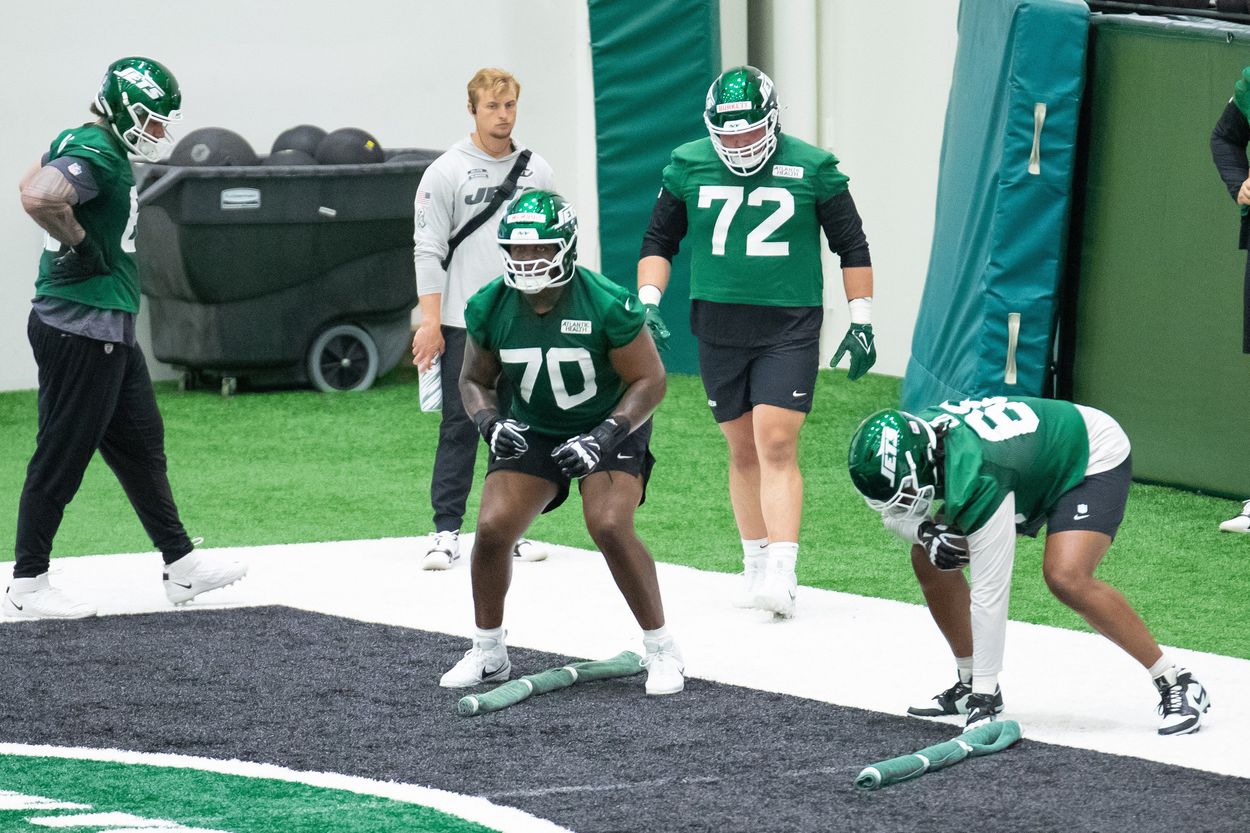 NFL: New York Jets Rookie Minicamp, armand membou NFL: New York Jets Rookie Minicamp, armand membou