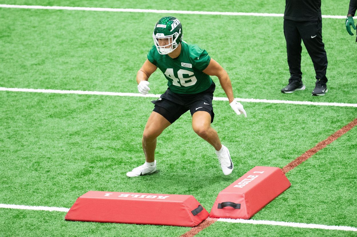 NFL: New York Jets Rookie Minicamp, mason taylor NFL: New York Jets Rookie Minicamp, mason taylor