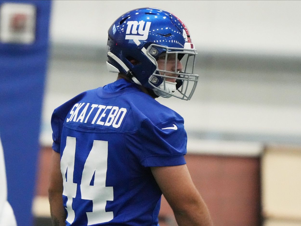 Syndication: The Record Cam Skattebo, Giants
