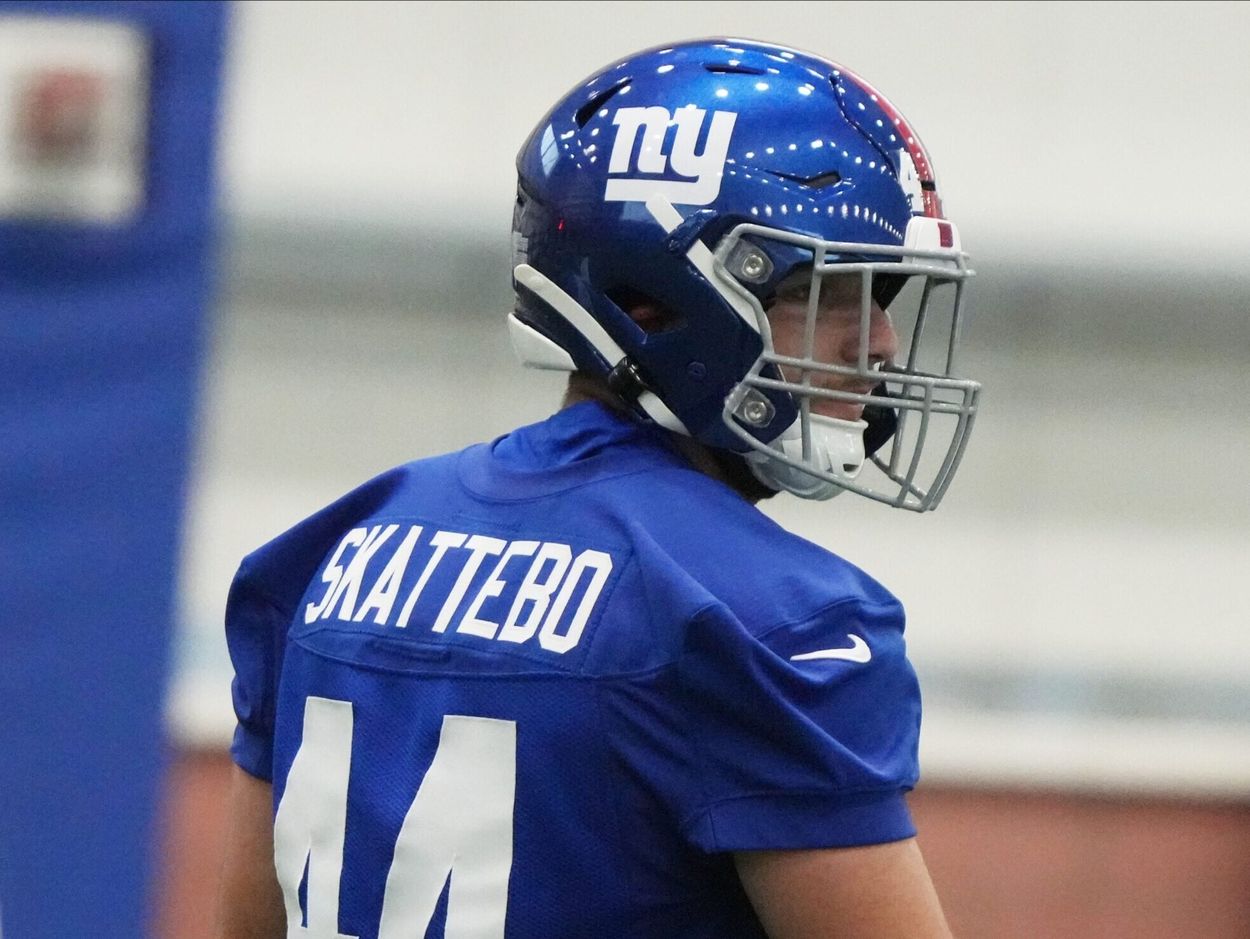 Syndication: The Record Cam Skattebo, Giants