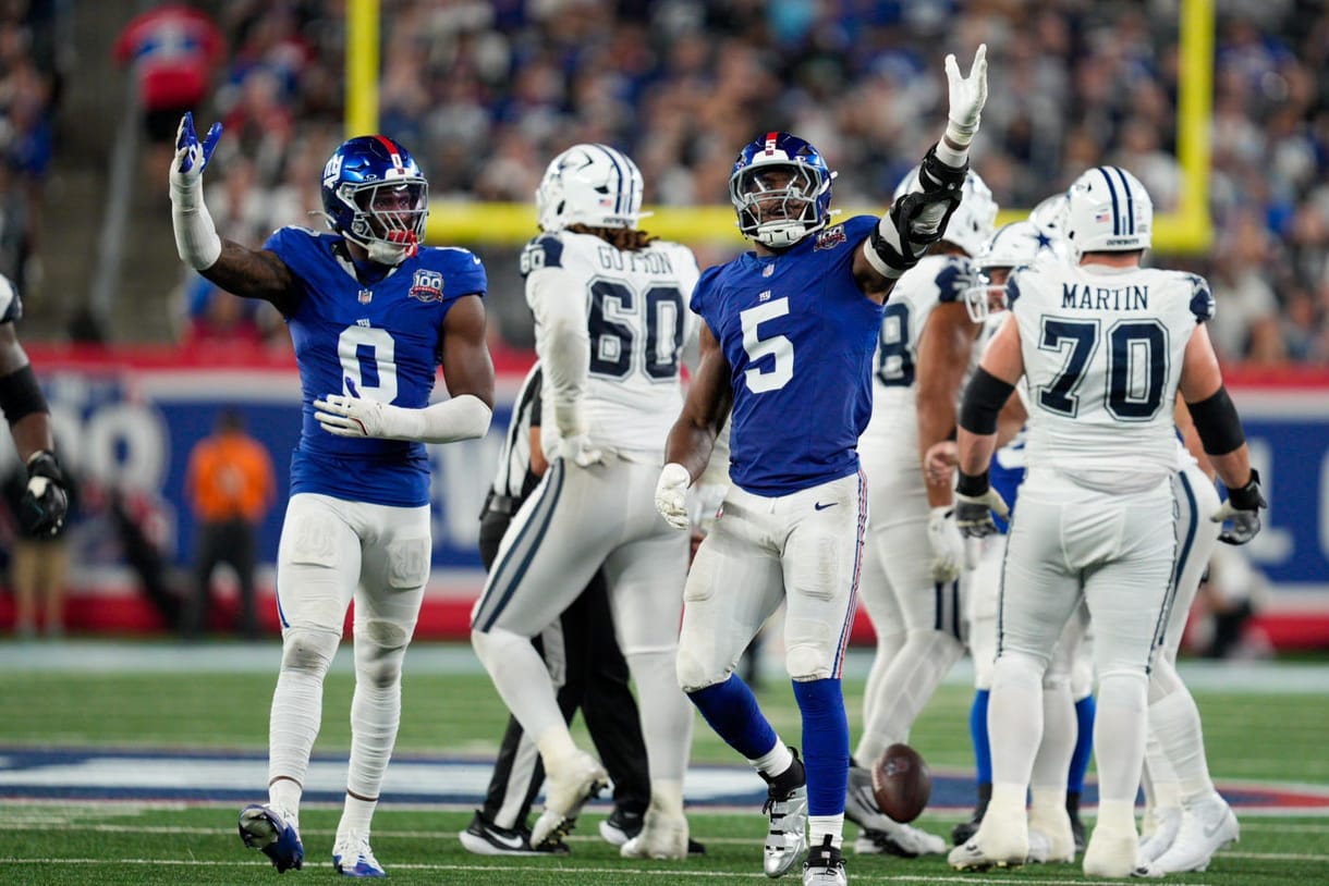 Syndication: The Record, new york giants, kayvon thibodeaux Syndication: The Record, new york giants, kayvon thibodeaux