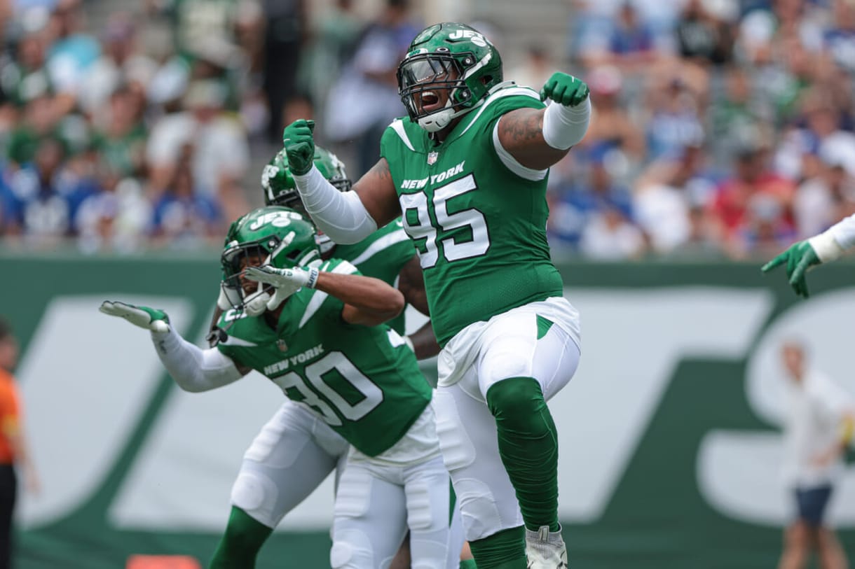 NFL: New York Giants at New York Jets quinnen williams, new york jets