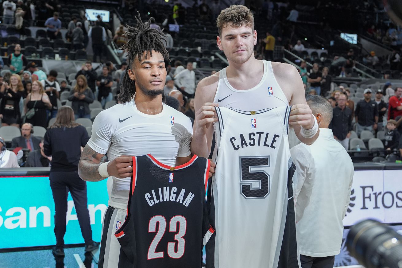 NBA: Portland Trail Blazers at San Antonio Spurs