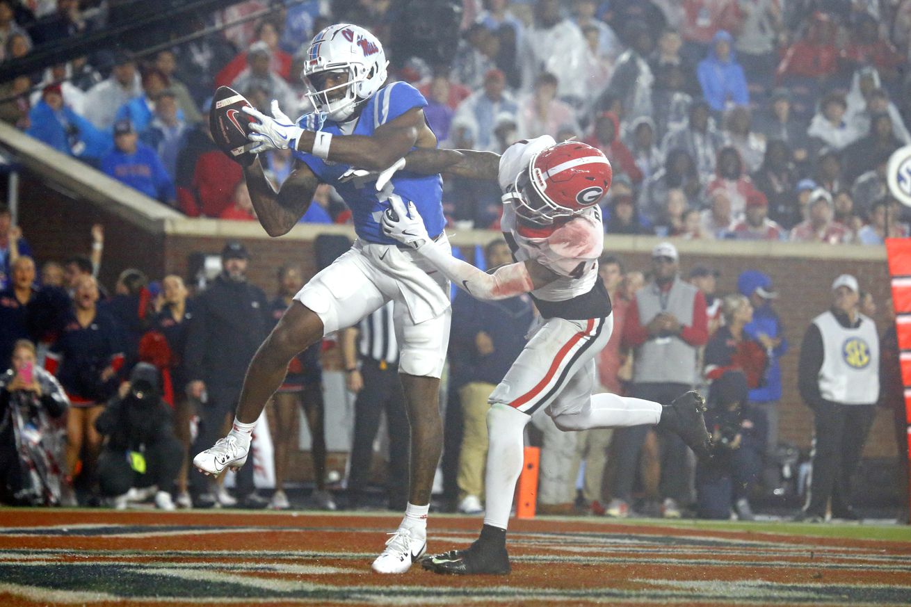 NCAA Football: Georgia at Mississippi