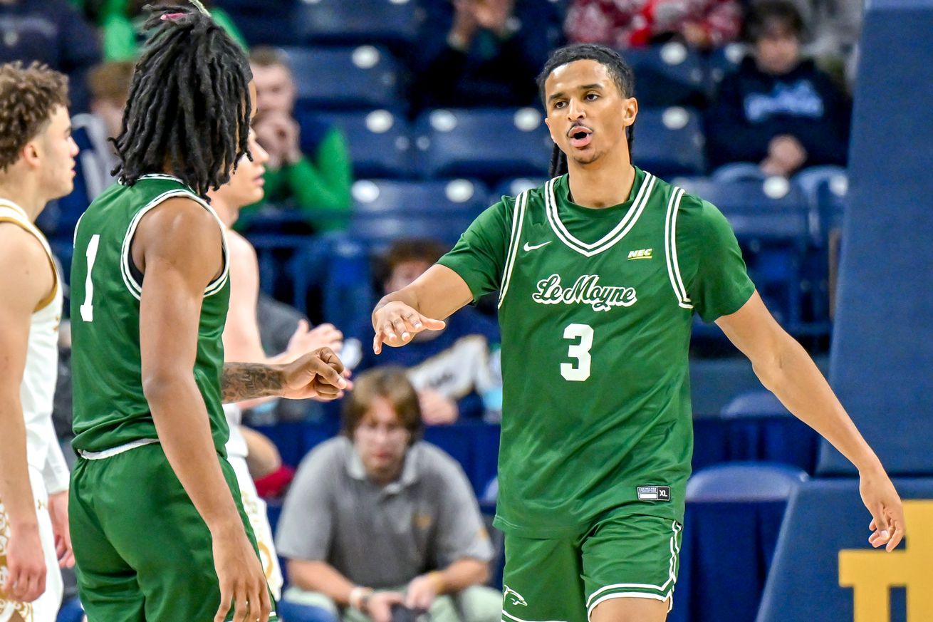 NCAA Basketball: Le Moyne at Notre Dame